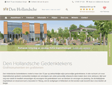 Tablet Screenshot of denhollandsche.be